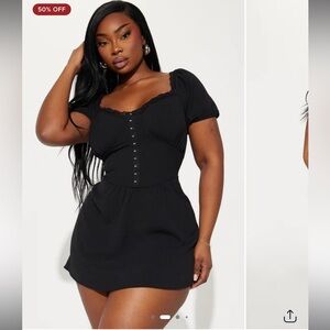 Fashion Nova Black Mini Dress